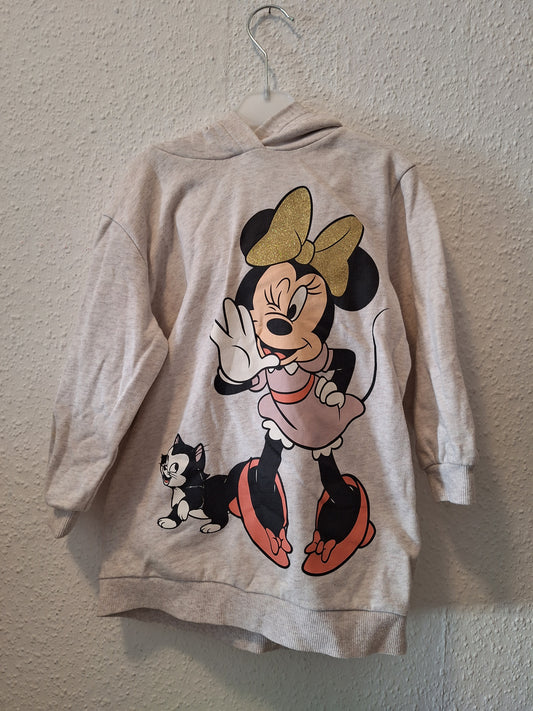 Weißer Hoodie mit Minnie